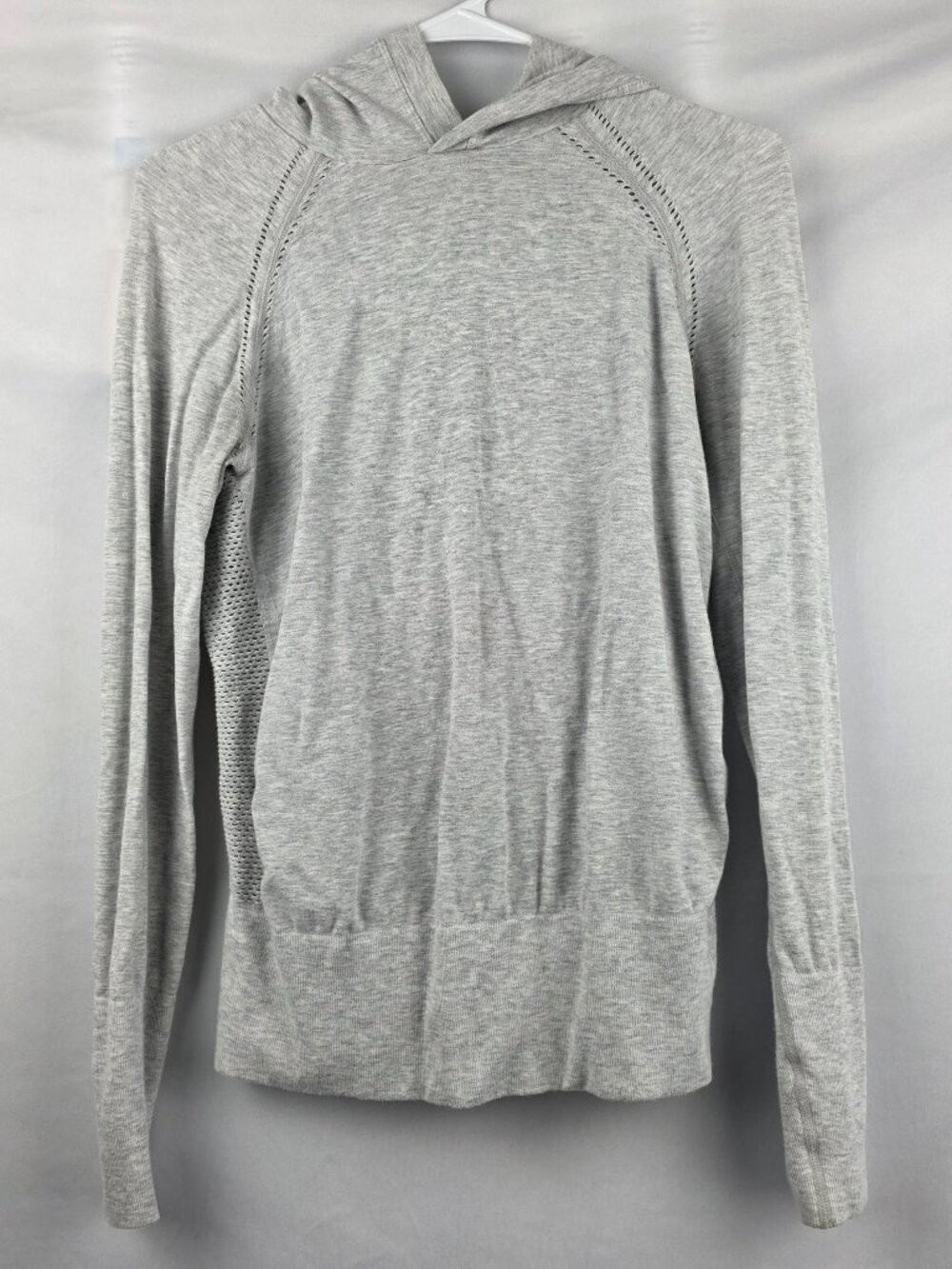 Fabletics‎ Hoodie Perforated Pullover Athleisure Breathable Gray Womens Size S